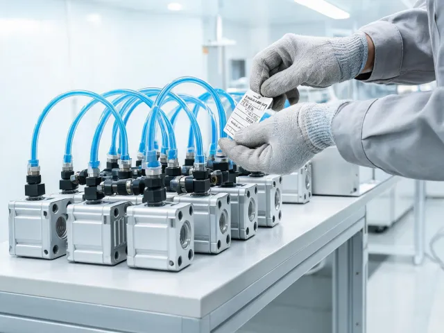 Pneumatic tubing station